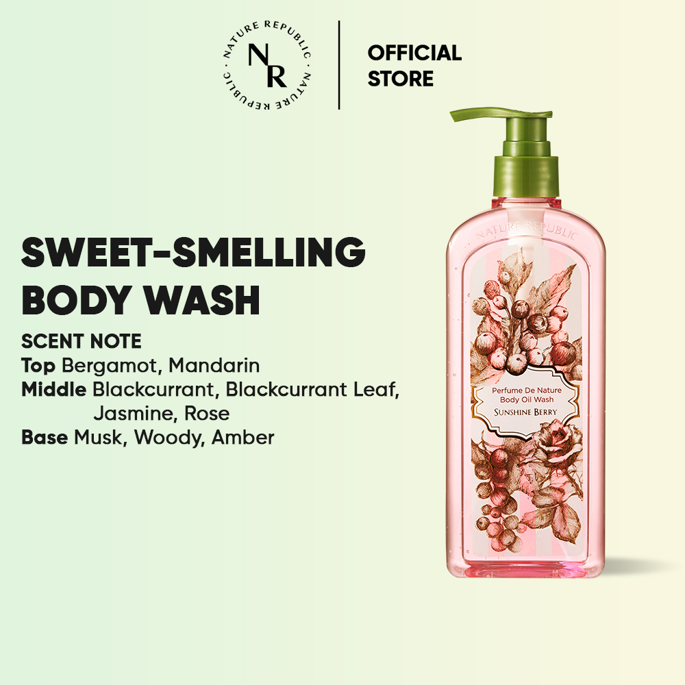 NATURE REPUBLIC Perfume De Nature Body Oil Wash SUNSHINE BERRY