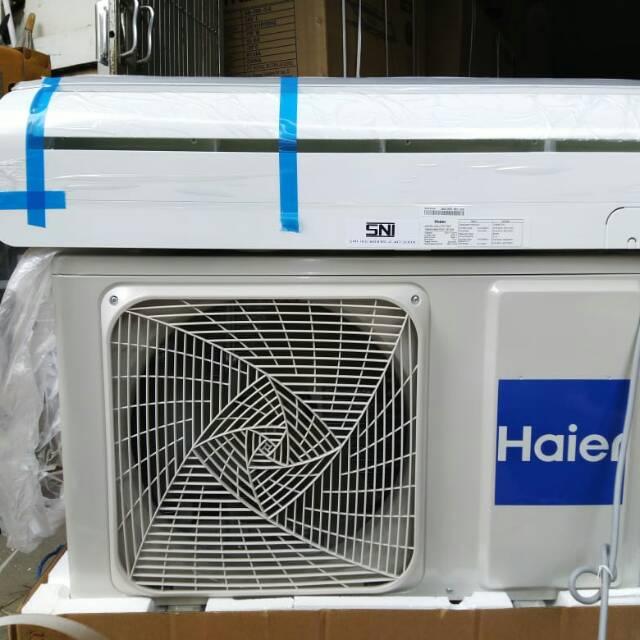HARGA SPESIAL!!! AC HAIER 1/2 PK FREE PASANG DAN ACESORIS