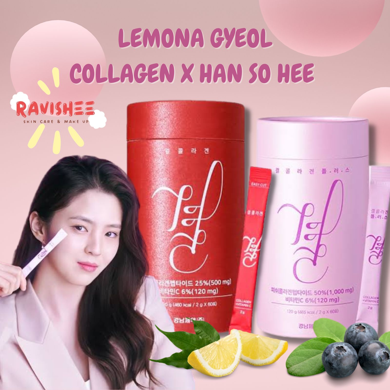 LEMONA GYEOL 1PACK 2 NANO COLLAGEN POWDER + VITAMIN C / GYEOL LEMONA ...