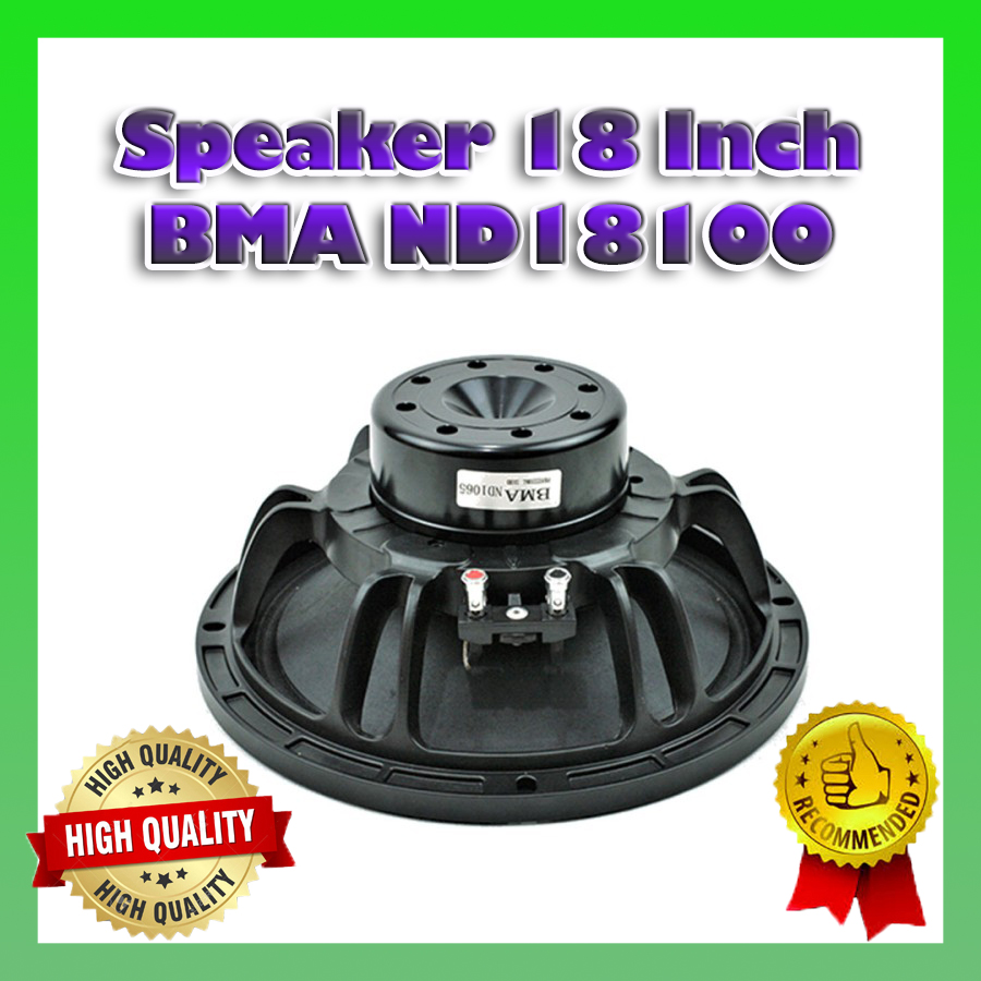 Speaker Komponen 18 Inch BMA ND18100 Speaker Component 18