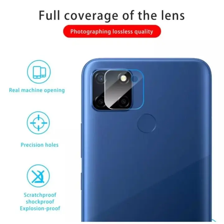 Tempered Glass Camera Oppo Realme C12 Anti Gores Kaca Lensa Kamera Realme C12 Pelindung Kamera Lazada Indonesia