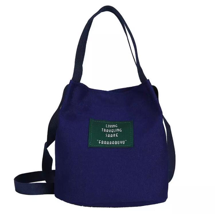 TBIG - Tas Korea Mini Canvas Tas Import Murah Living Traveling Share Tas Korea