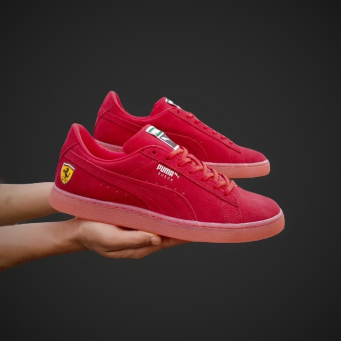 red puma gum sole