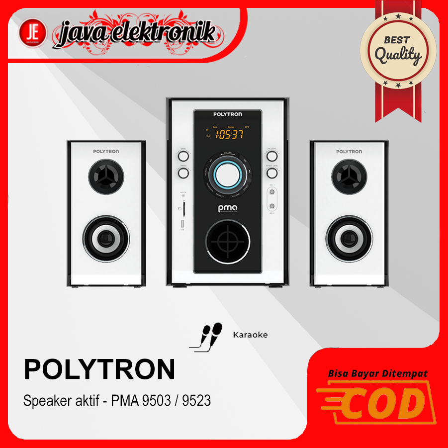 POLYTRON MULTIMEDIA Bluetooth Pma 9503 Pma 9523 PUTIH GARANSI RESMI Lazada Indonesia