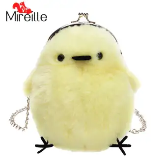 Mireille Kartun Ayam Plush Hewan Wanita Tas Pundak Tas Selempang