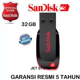 Sandisk Original Cruzer Blade Flash Disk 32gb Cz50 Original Sandisk Garansi 5 Tahun Dan Transfer Data Yang Cepat Hitam Lazada Indonesia