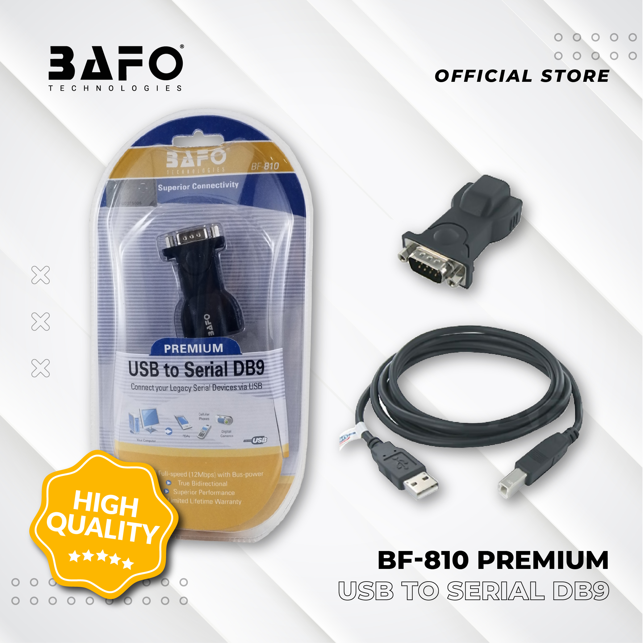 USB TO SERIAL RS232 BAFO DB9 ORIGINAL Lazada Indonesia