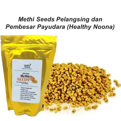 Methi Seeds Pelangsing dan Pembesar Payudara Healthy Noona / BISA BAYAR DI TEMPAT (COD)