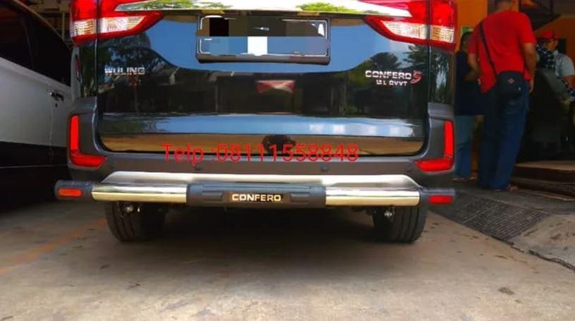 PBWCSP - PENGAMAN BELAKANG WULING CONFERO PENGAMAN REAR BUMPER WULING STAINLESS PLUS REFLEKTOR