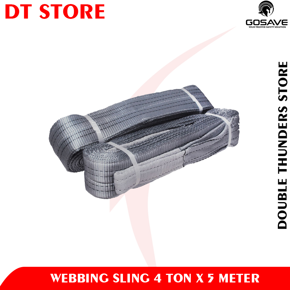 Gosave bing Sling Belt 4 Ton x 5 Meter / Tali Sabuk 4T x 5M Lazada