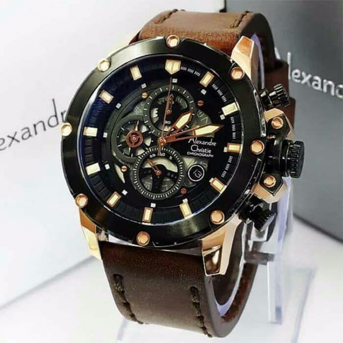 Jam angan alexandre chrustie AC8313 cople terbaru termurah elegan sporty kasual