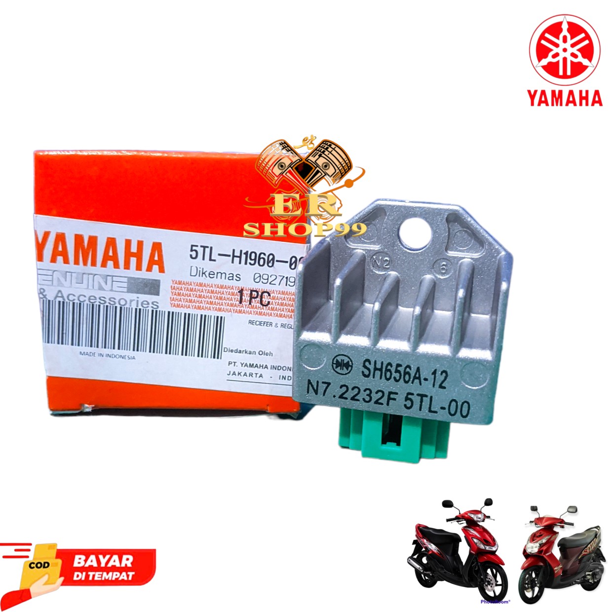 Kiprok Pengapian Mio Sporty Smile Soul Nouvo Jupiter z Dan Vega