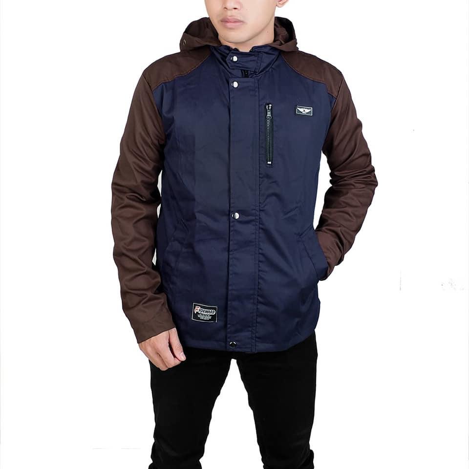 Forwad Jaket parasut bolak balik pria - keren Forwad Jaket parasut bolak balik pria - keren
