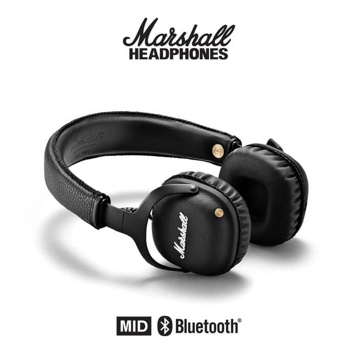 Marshall Mid Bluetooth Headphone - Black | Lazada Indonesia