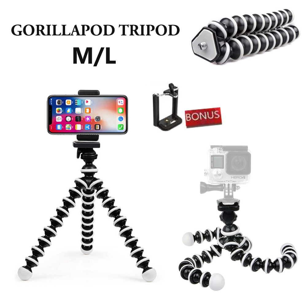 Tripod Hp Gorillapod Flexible Large Size Gorila Gurita Stand For