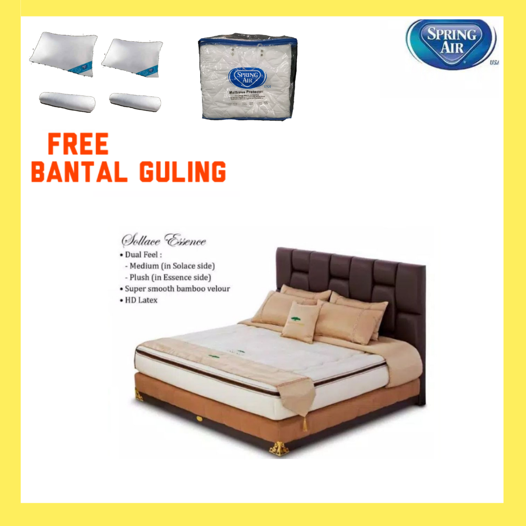 Matras Kasur Springbed Spring Air Solace Essence 100 120 160 180 200