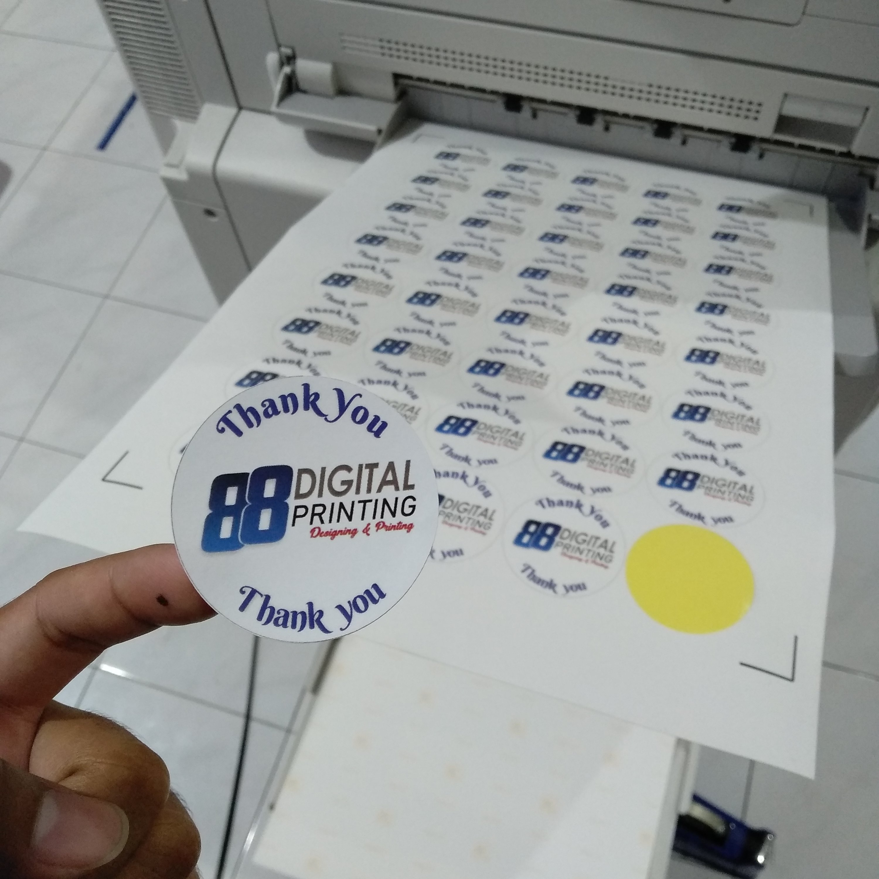 [ ️Print+Cut] Cetak Sticker HVS A3+ Matte Doff / Print Sticker HVS ...