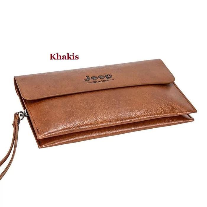 Tas Tangan Import Bahan Kulit Clutch Pria / Dompet Laki - MH09