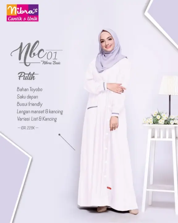 Nibras Terbaru Gamis Nbc 01 Membeli Jualan Online Baju Muslim Jumpsuit Dengan Harga Murah Lazada Indonesia