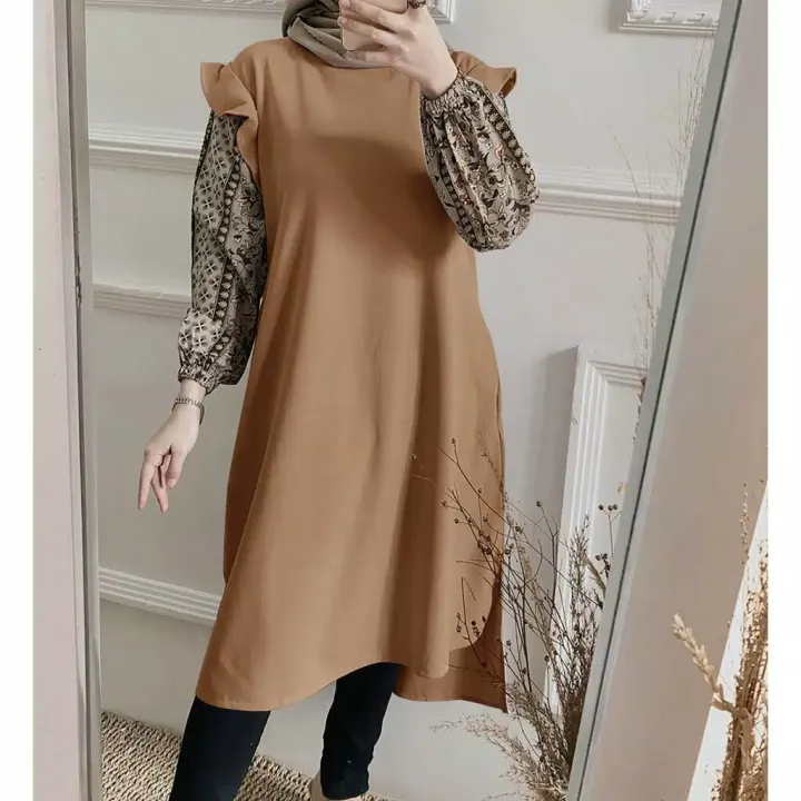 Bisa Cod Promo Atasan Tunik Tasya Tunik Remaja Model Terbaru Modern 2020 Atasan Wanita Terbaru Atasan Fashion Terkini Atasan Wanita Lengann Panjang Baju Tunik Cantik Wanita Long Tunik Terbaru 2020 Lazada Indonesia