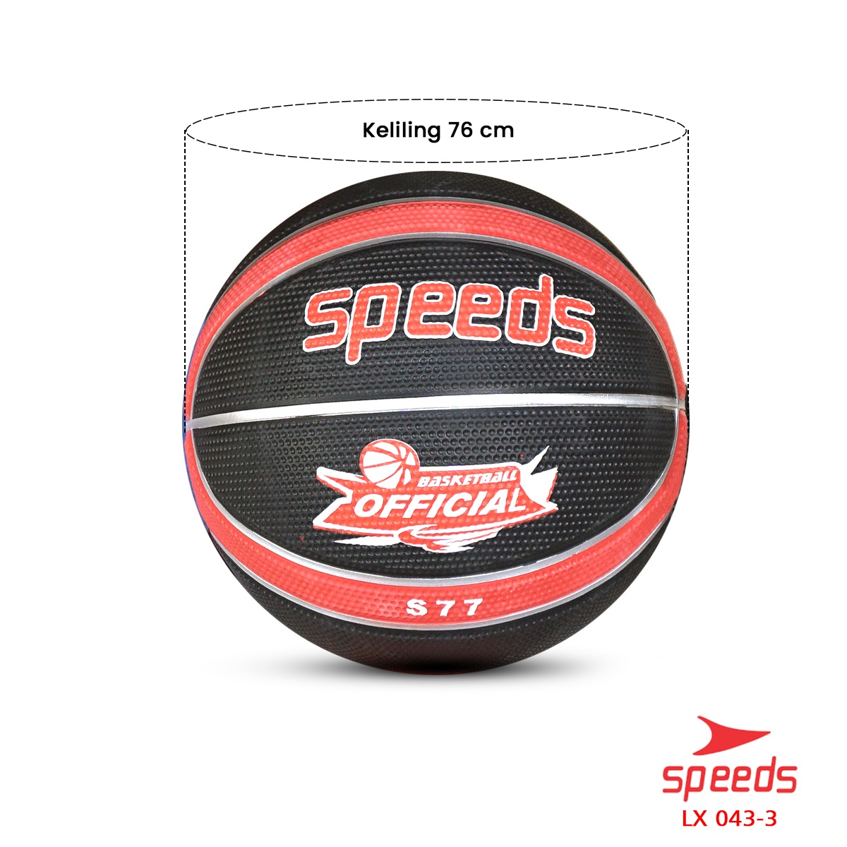 Bola Basket Olahraga Basketball Original Minsa 9900 Natural Rubber