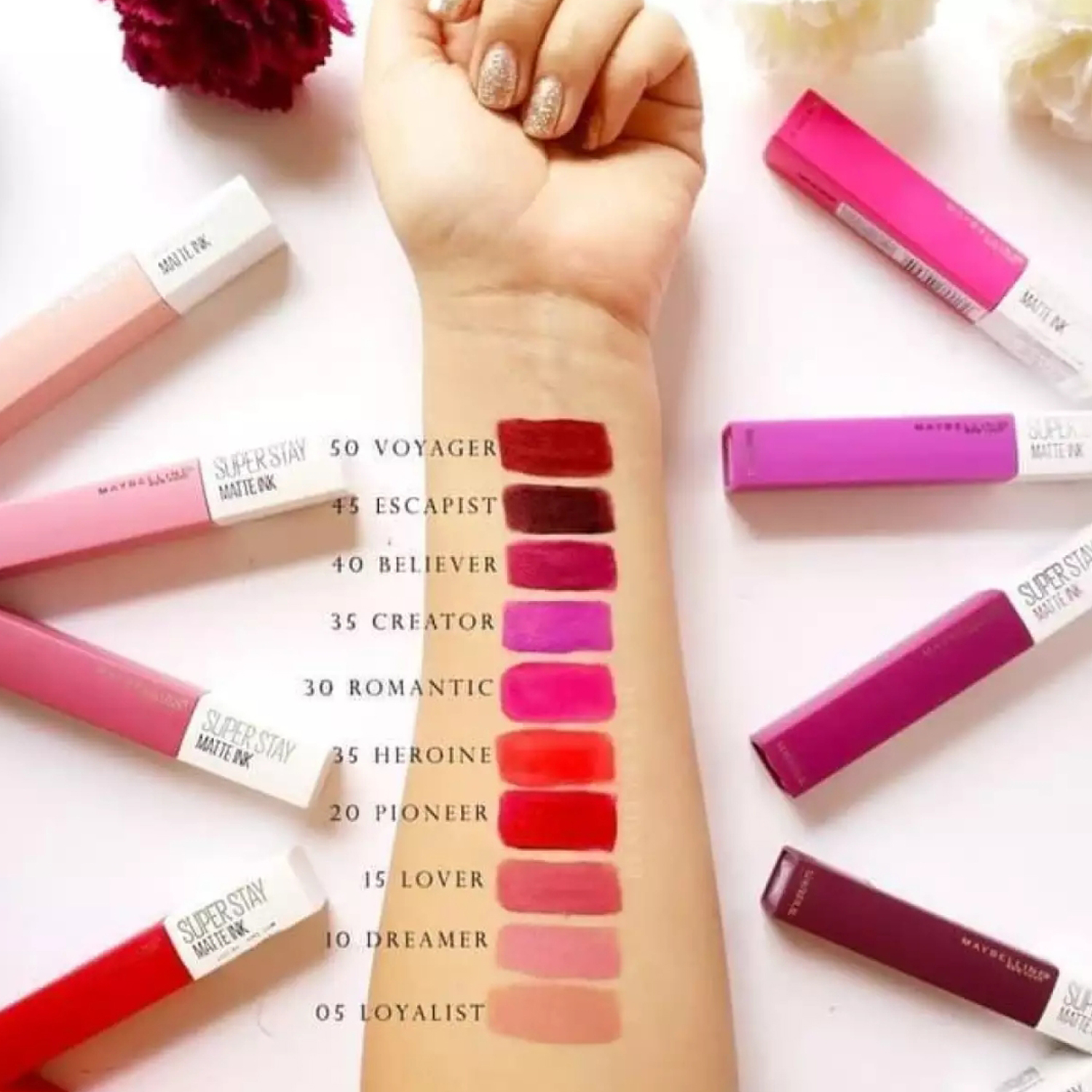 maybelline lip gloss matte ink