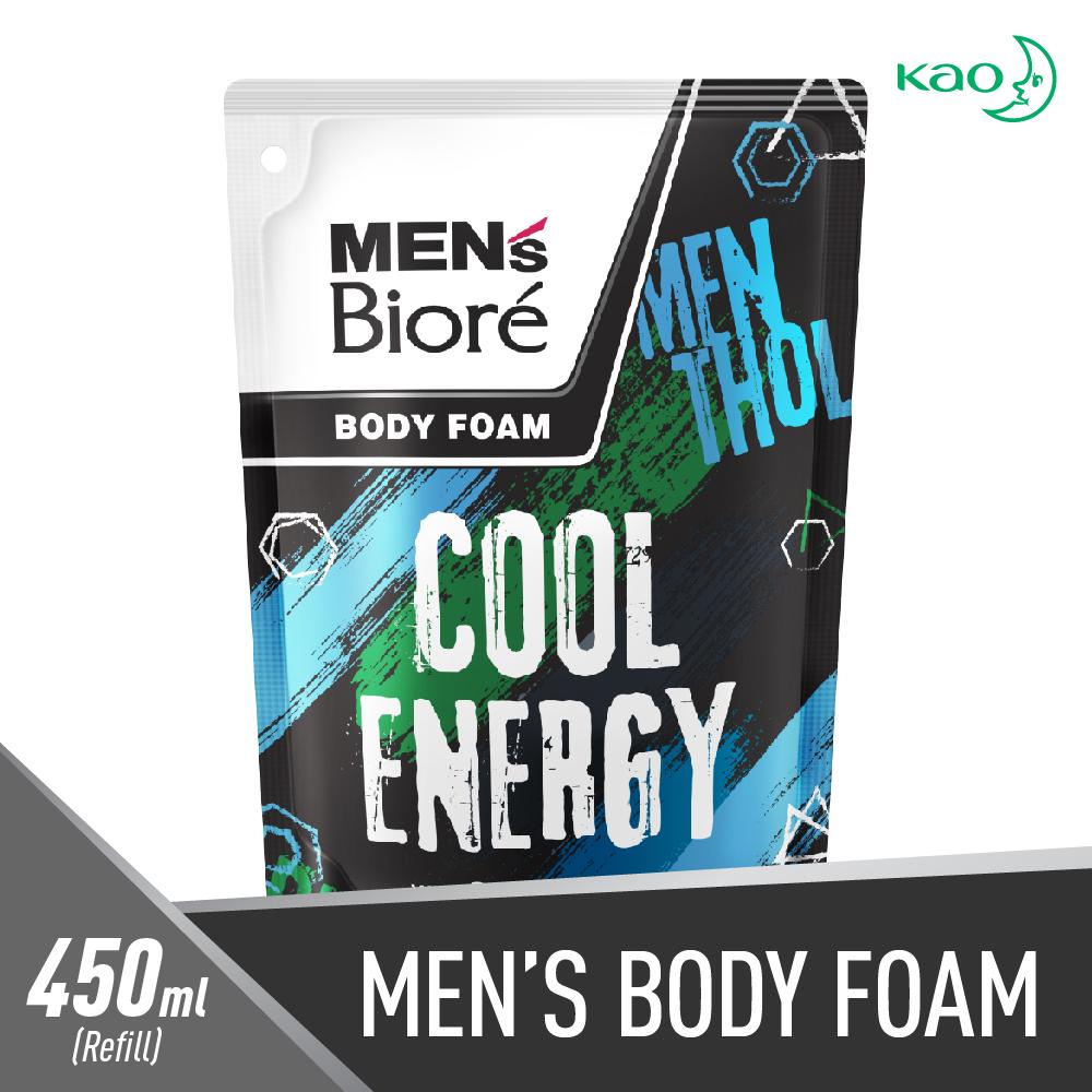 Mens Biore Body Foam Cool Energy Pouch 450ml By Lazada Retail Biore.
