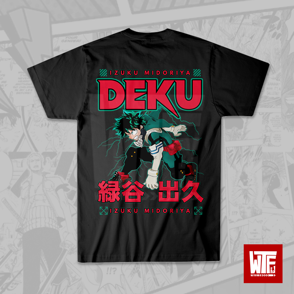 WTF.ID - Izuku Midoriya - Deku - Boku no Hero Academia - Baju Anime - T ...