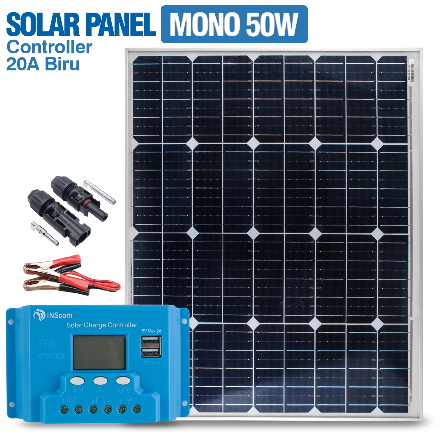 Solar Photovoltaic Module Panel Surya Solar Panel mono Solar 50 Watt ...