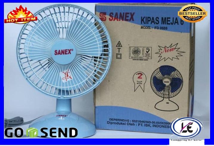 Kipas angin meja sanex 6 in /kipas meja