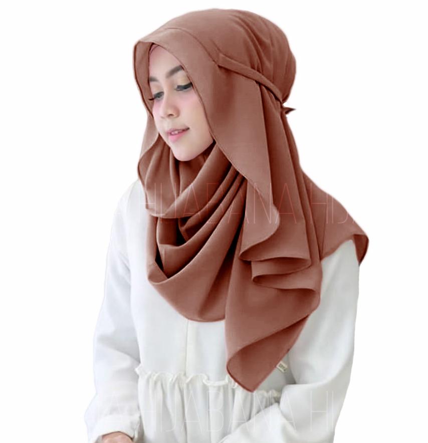 Kerudung Instan Pashmina Instan Kiara Topi Khimar Instan Hijab Instan Pastan Bergo Jilbab Instan Oshi
