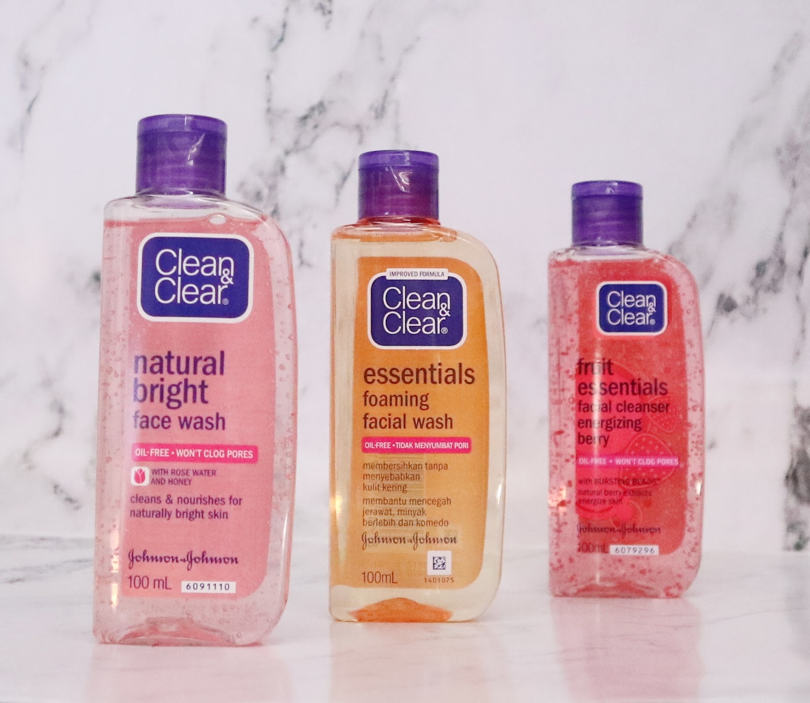 varian clean and clear face wash