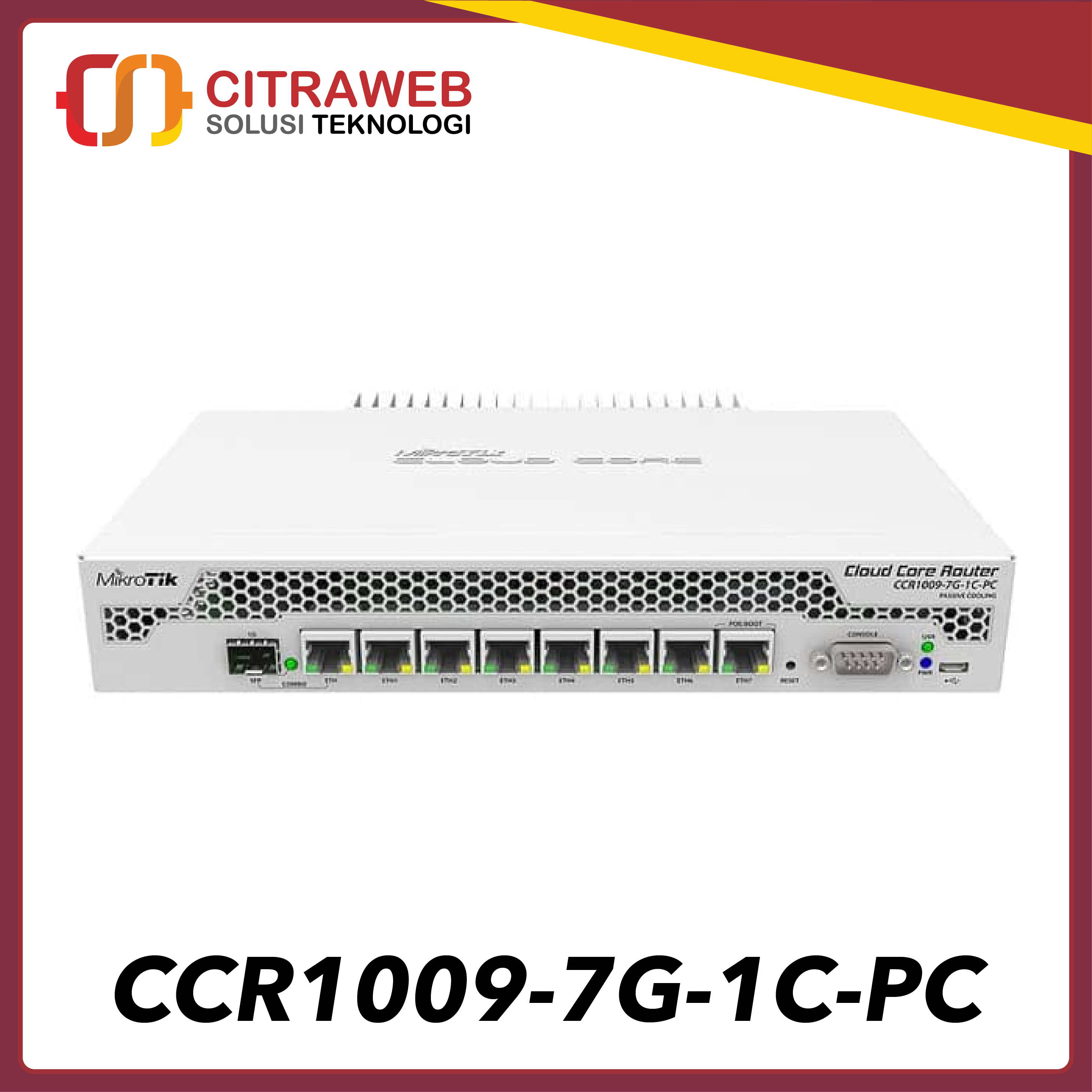 Mikrotik Routerboard CCR1009-7G-1C-PC | Lazada Indonesia