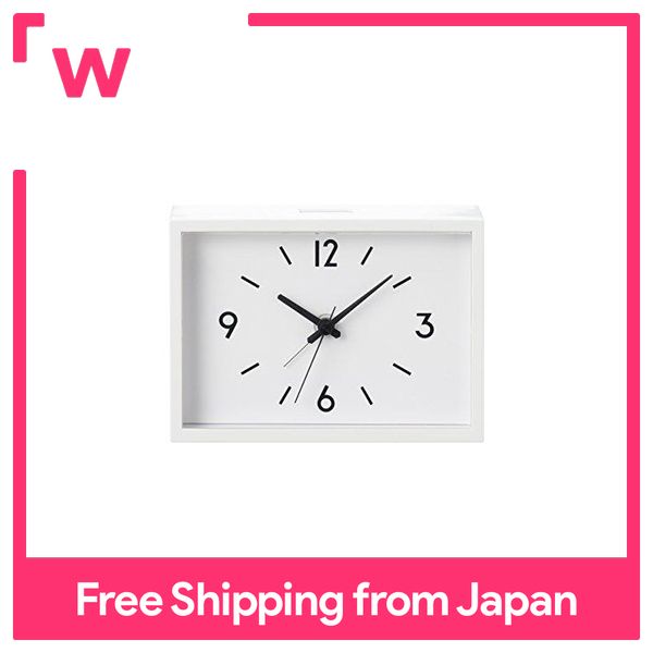 MUJI Station Clock / Alarm Clock / Ivory Model MJACJS1 38673576 Large