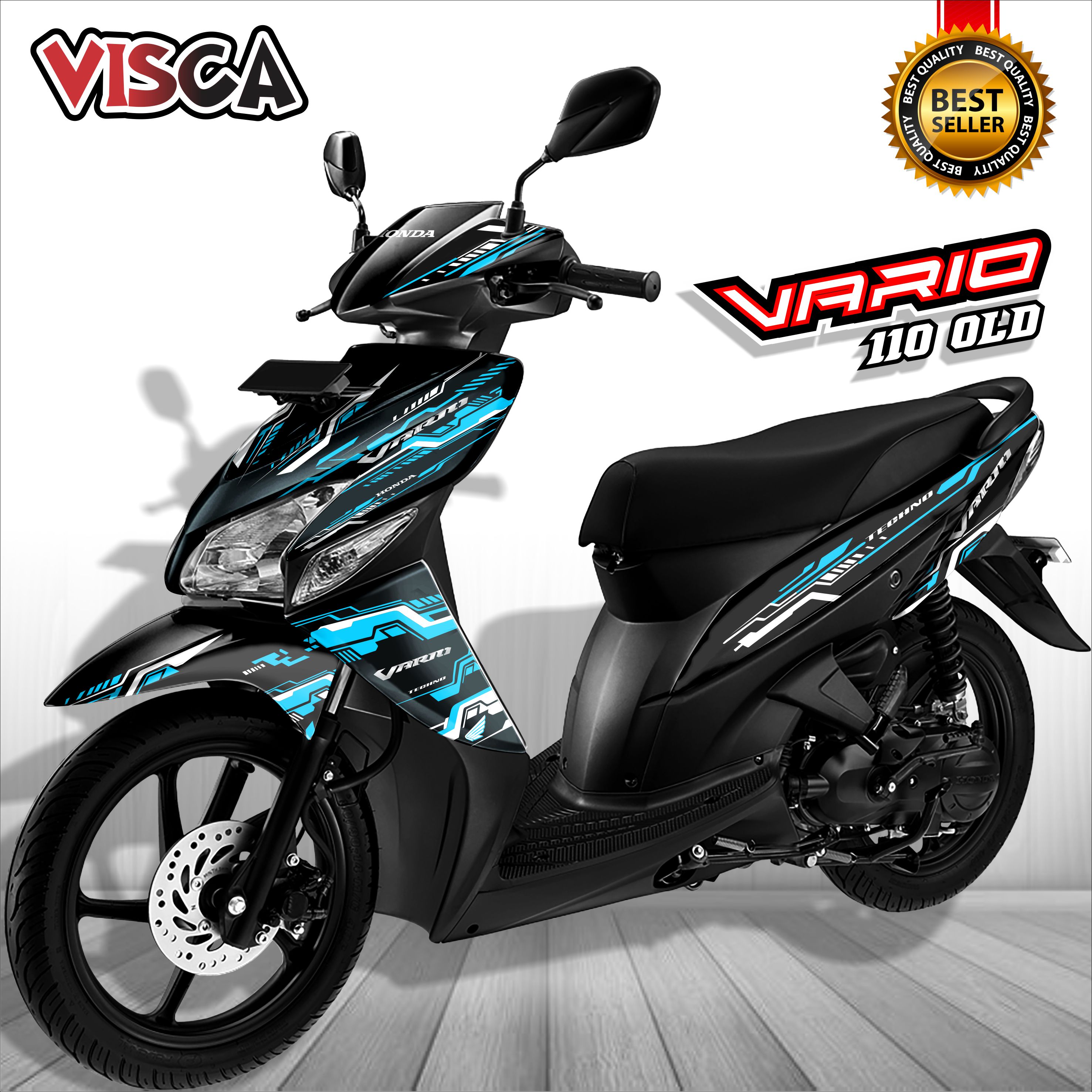 Decal Vario 110 Karbu Full Body Stiker Vario 110 Karbu Lama Striping