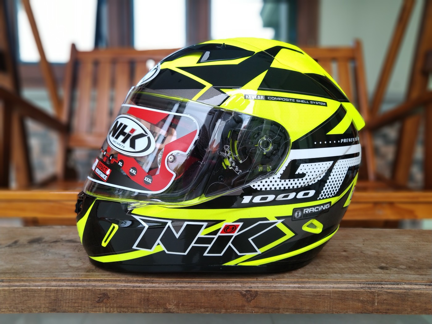 Nhk Gp1000 Jenis Helm Nhk Full Face Jual NHK GP 1000 SOLID WHITE