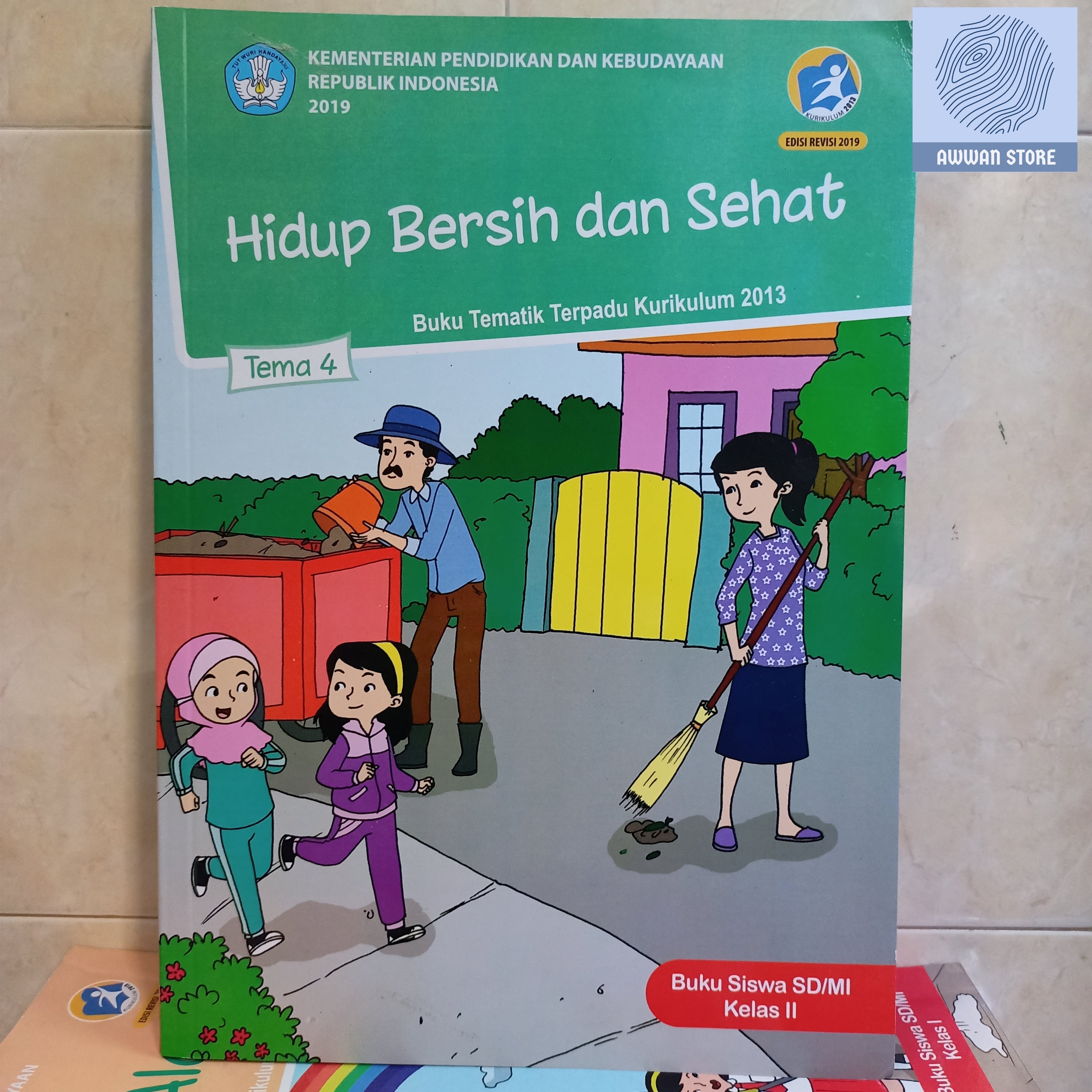 Buku Tematik Terpadu Kelas 2 Tema 4 Sdmi Hidup Bersih Dan Sehat K13