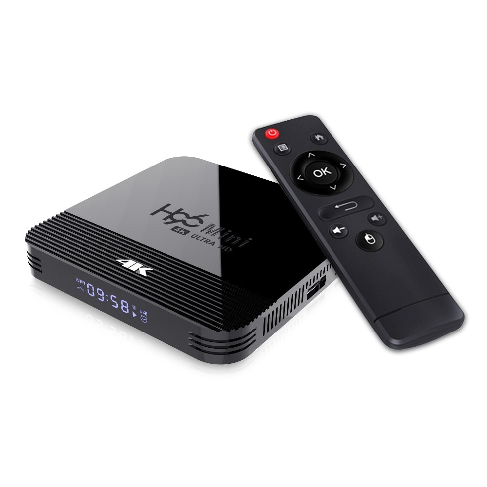 Mini Smart TV Set Top Box 4K Android 9.0 2GB 16GB untuk menyaksikan