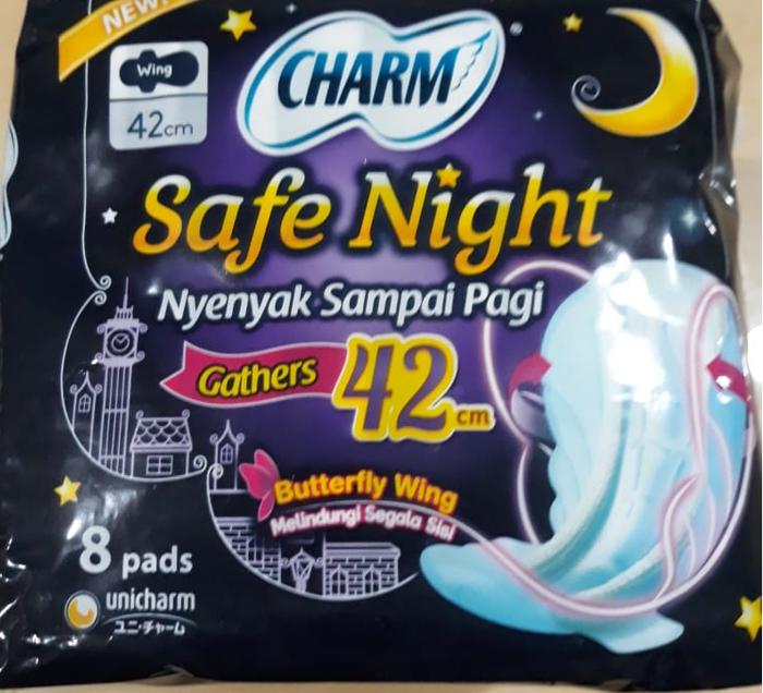 Charm Body Fit Super Comfort Night 42 Cm 8P