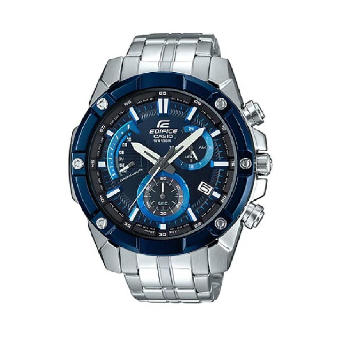 Casio Edifice EFR-559DB-2AVUEF Stainless Steel Chronograph Jam Tangan Pria - Silver