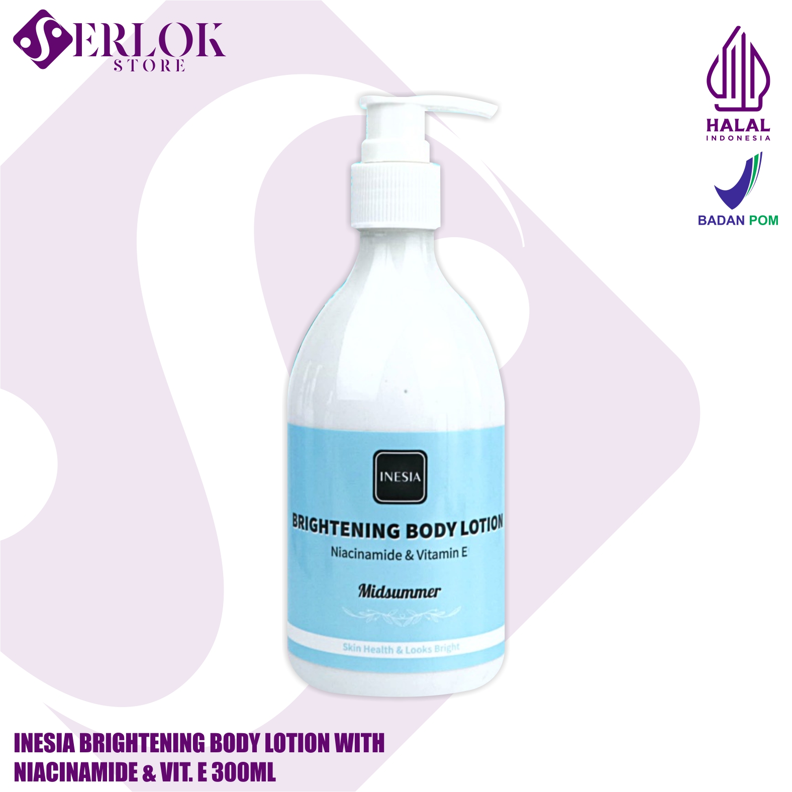 Inesia Brightening Body Lotion With Niacinamide & Vit. E - 330ml ...