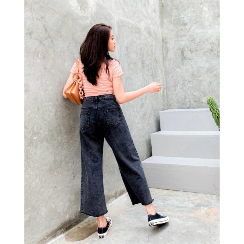 HIGH WAIS KULOT RAWIS // Kulot Jeans 