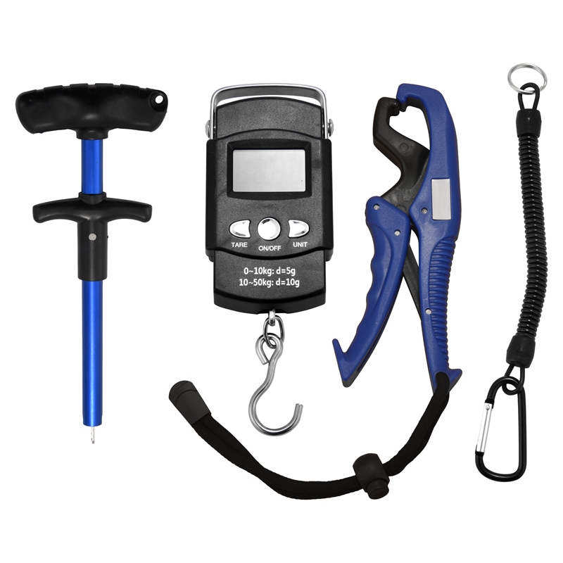 Fishing Tool Kit,4 in 1 Handheld Digital Fish Scale,Floating Fish ...