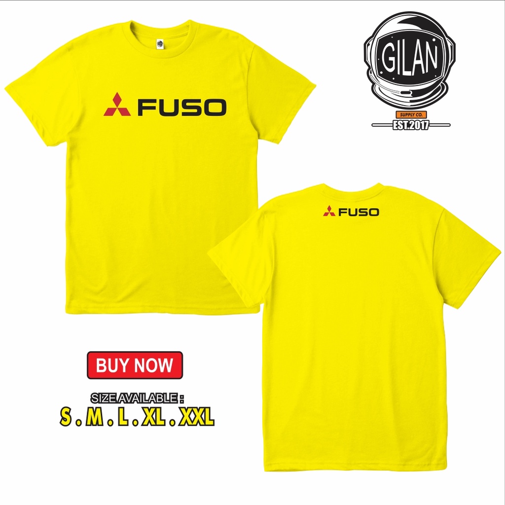 Kaos Baju Fuso Logo Mitsubishi Canter Mobil Truck Cmic Racing Otomotif Gilan Cloth Lazada 2846