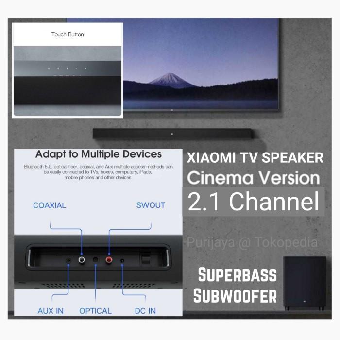 XIAOMI HOME THEATER MI TV SPEAKER SOUNDBAR SUBWOOFER THEATRE 2.1 100W