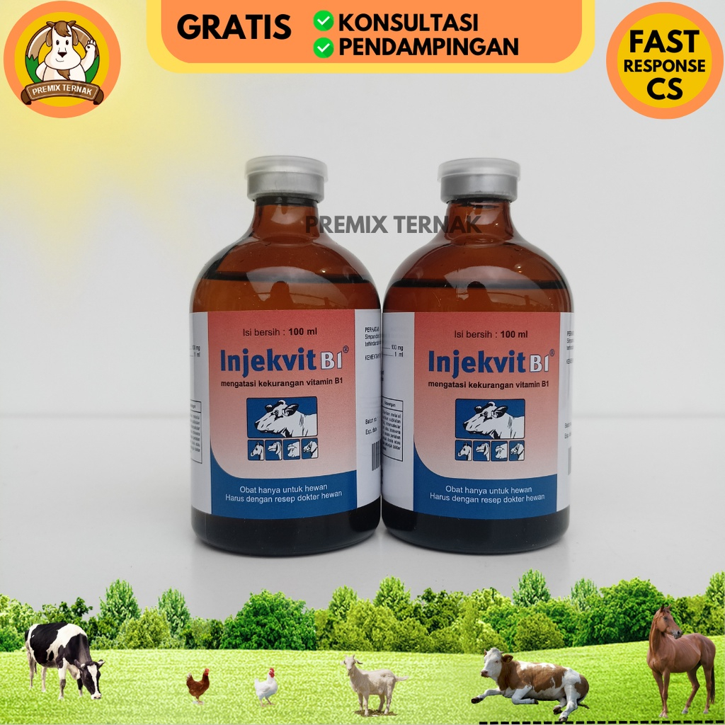 VITAMIN B1 WONDER 100ml - Vitamin B1 untuk Hewan - Vit B1 hewan