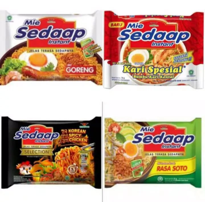mie instant sedap ECERAN / Mie Sedap Goreng / Mie Sedap Soto / Mie