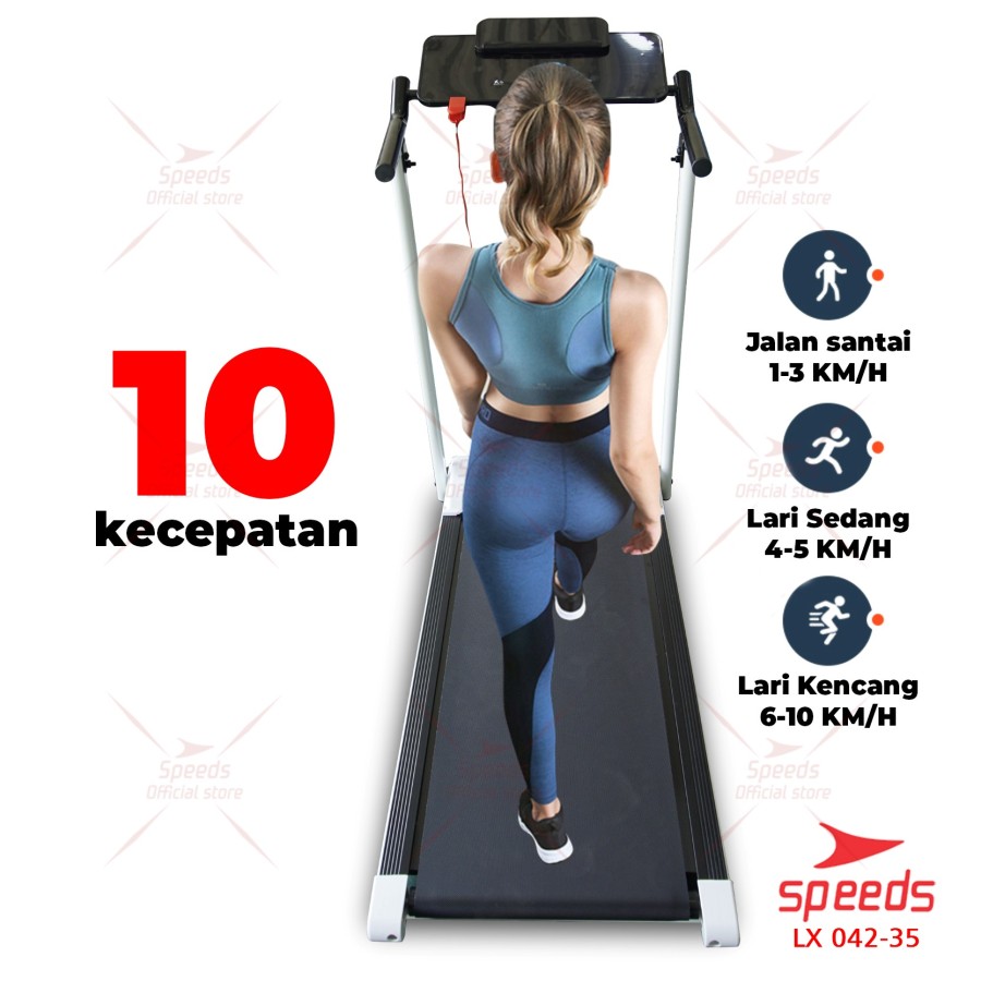 【Ready Saham + COD】Treadmill Elektrik Treadmill Listrik Treadmill Murah