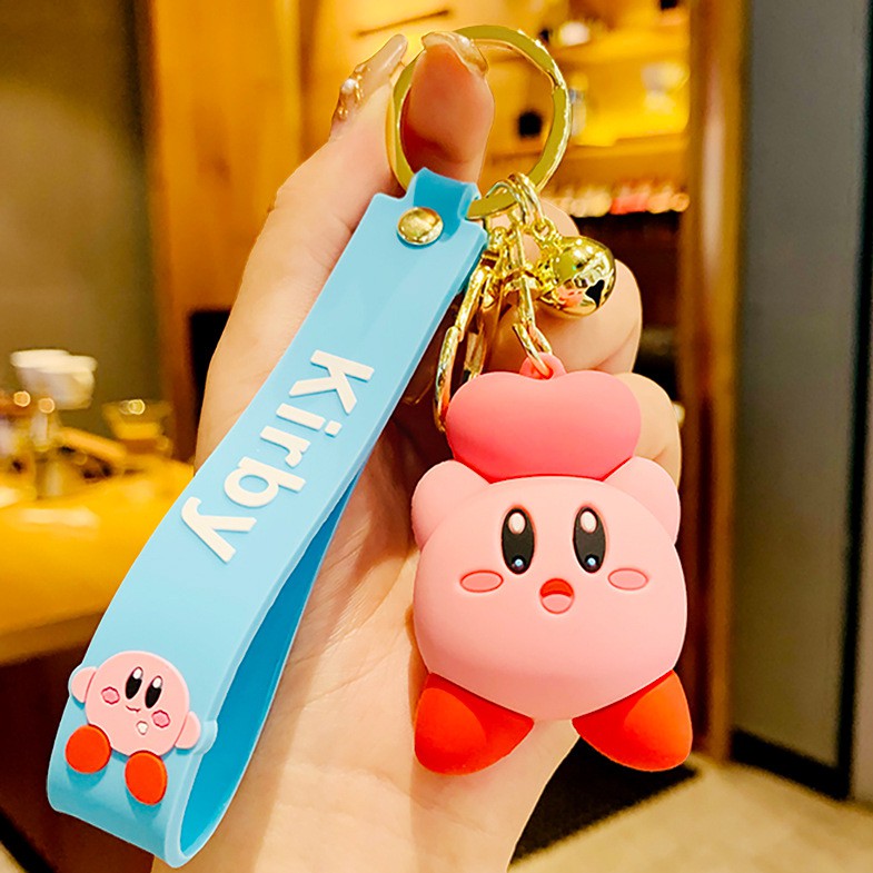 Gantungan Kunci Kirby Key Chain Kirby Gantungan Karakter Lucu