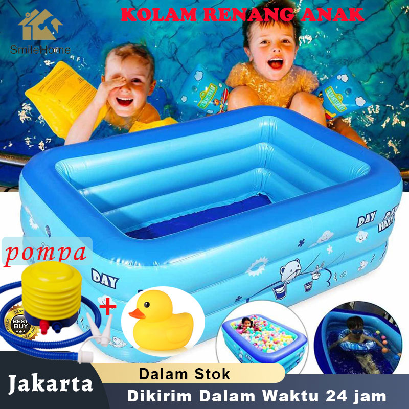 Kolam Renang Karet Untuk Anak dan Dewasa Ukuran Jumbo Besar 2 Meter